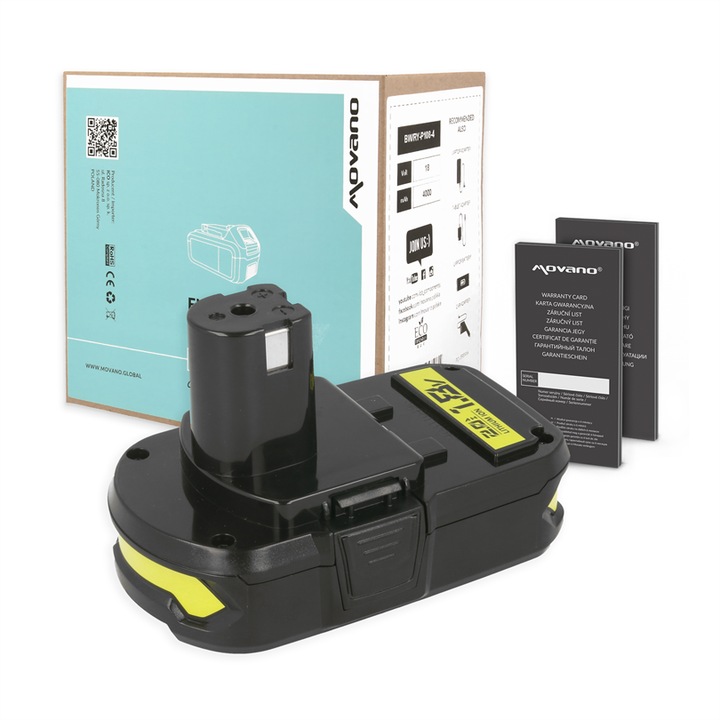Baterie Movano pentru Ryobi ONE+ 18V 2.0Ah