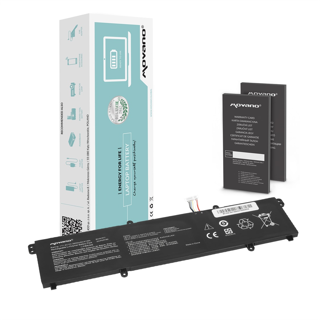 SUNNY　カートリッジM1M2 Baterie Movano B31N1911 pentru Asus VivoBook Flip 14 X421 TM420