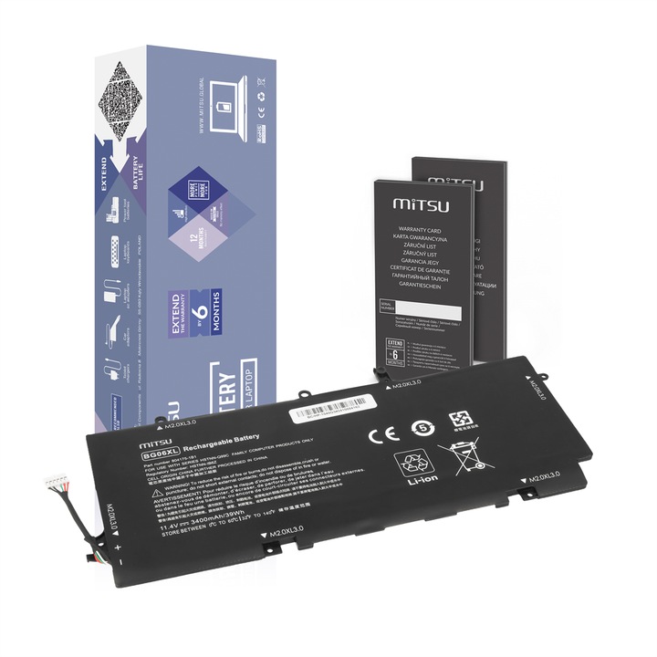 Mitsu BG06XL akkumulátor HP EliteBook Folio 1040 G3-hoz