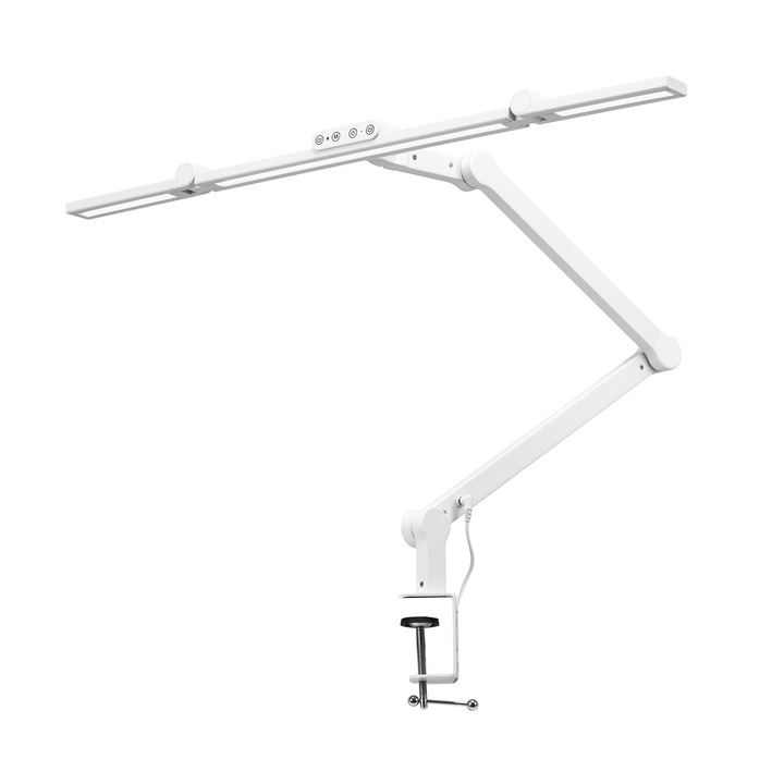 Козметична настолна лампа Glow L03, бяла, 24W, 3000-6500K