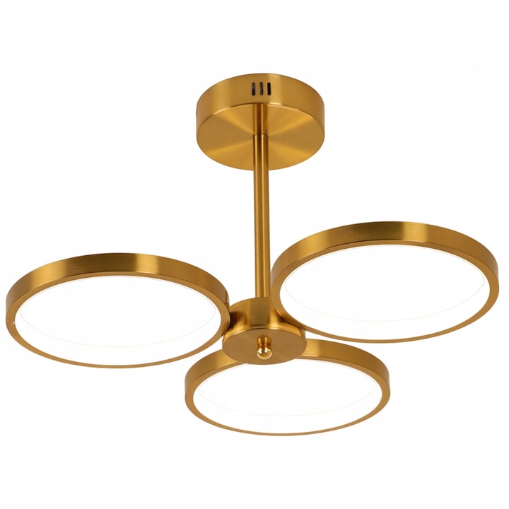 DeLux LED полилей MX23070-3, златист, 46x42x26см, с дистанционно управление