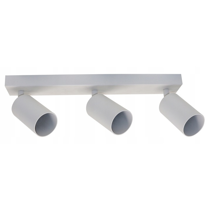 Халогенна лампа за таван DeLux SD0003WHS, бял, алуминий, 41.5x5x16 см