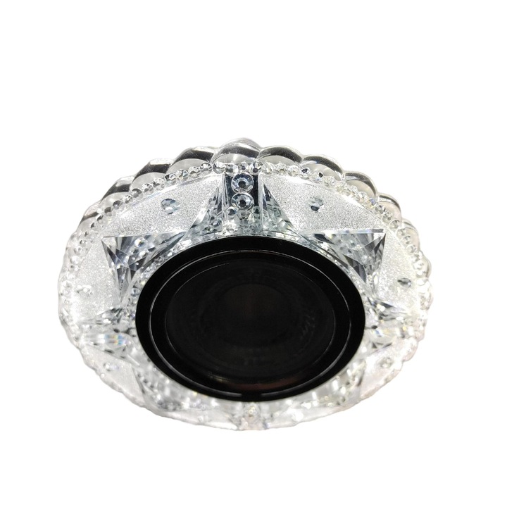 Spot LED DeLux cu halogen din sticla si banda LED GU10, 120x20mm