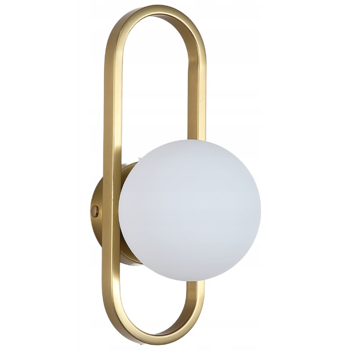 DeLux K-1-150FGD LED стенна лампа, златиста, 15x40см, 1xE27, модерен дизайн