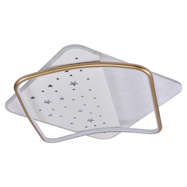 LED таванна лампа, QW105WH+GD, 52x8см, 95W