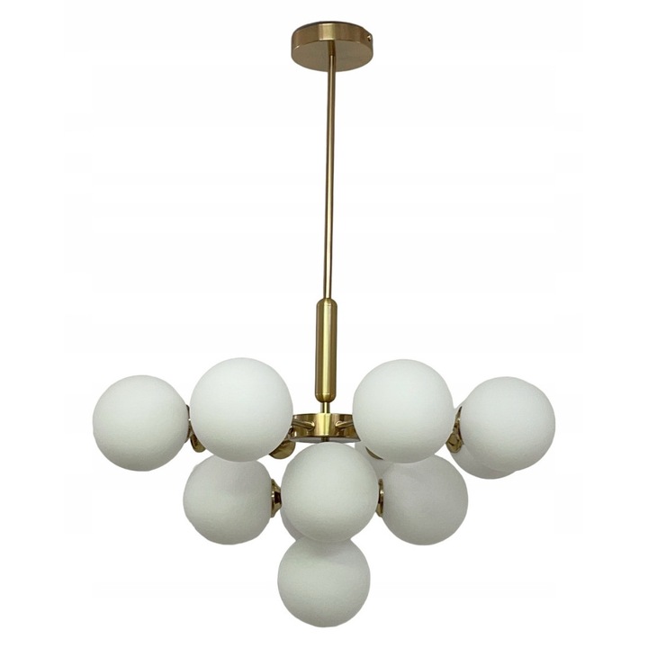 Полилей DeLux, сферична форма, 15 см, златист, 42x68 см