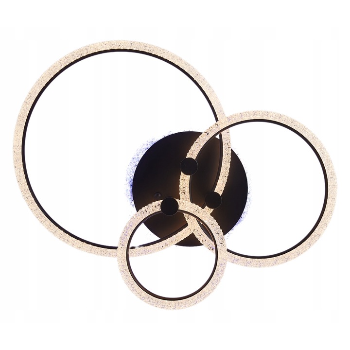 Таванна лампа DeLux SX515-3BK LED 70W черна 55x50x16см