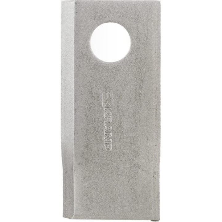 KRAMP jobbos forgó fűnyíró kés 106x48x4 mm, nyílás 19 mm, Fella típusokba