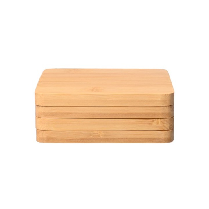 Seturi pentru servire, Estia Home Art, Bamboo Essentials, 11x11cm, 5 piese
