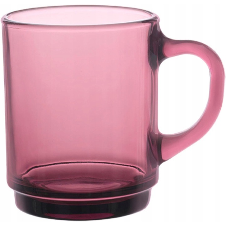 Duralex Versailles 260 ml pohárkészlet, 6 darab, szilva, ütésálló üveg, mikrohullámú sütőben és mosogatógépben mosható