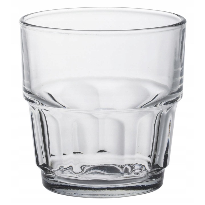 Set 6 pahare Lola 200 ml, Duralex, transparent, rezistente la impact