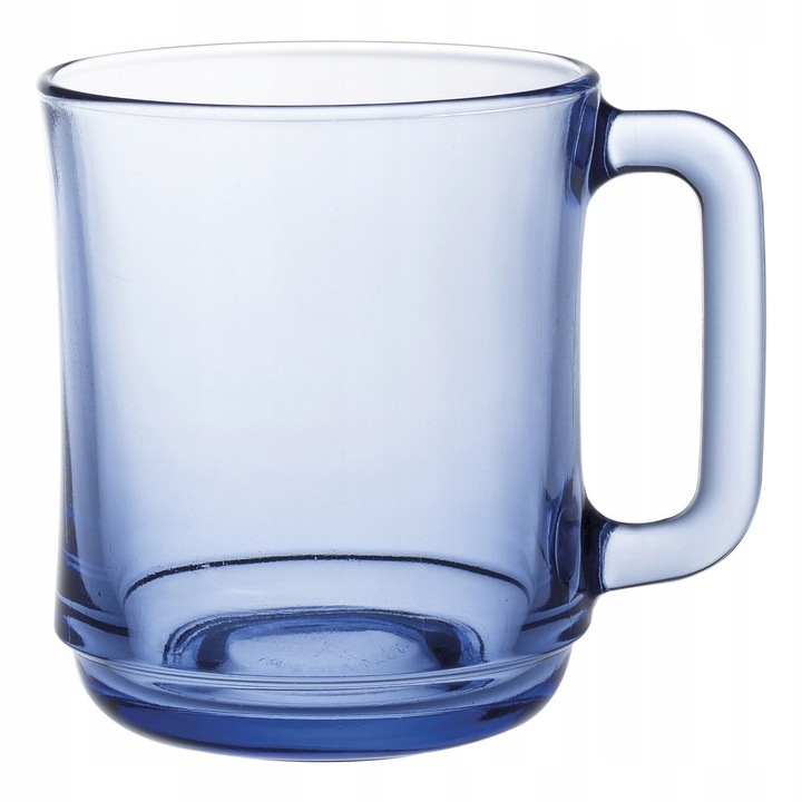 6 db-os Duralex Lys bögre készlet, 310 ml, ellenálló üveg, kék árnyalatok