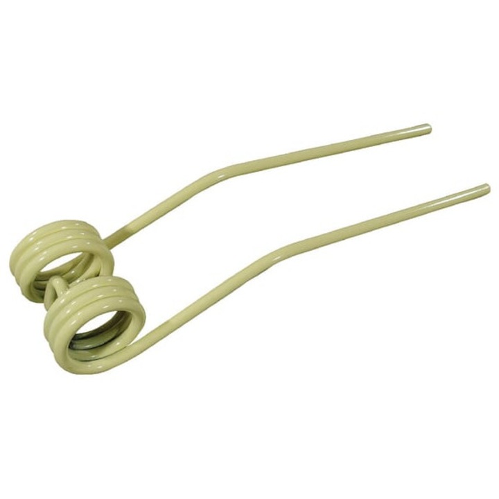 Rugós fog rotációs rendsodró traktorhoz, KRAMP, 410x95mm, sárga