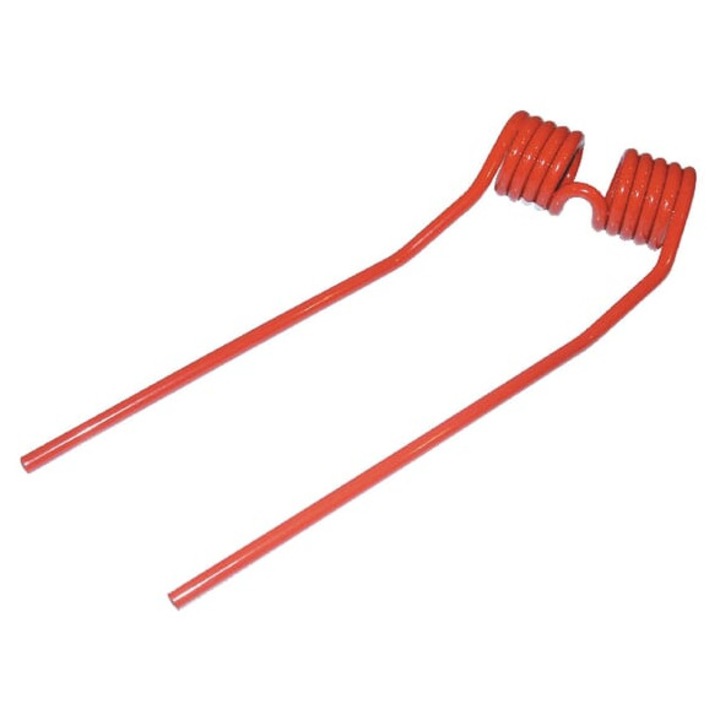 Rugós fog rotációs rendsodró traktorhoz, KRAMP, 365x120mm, piros