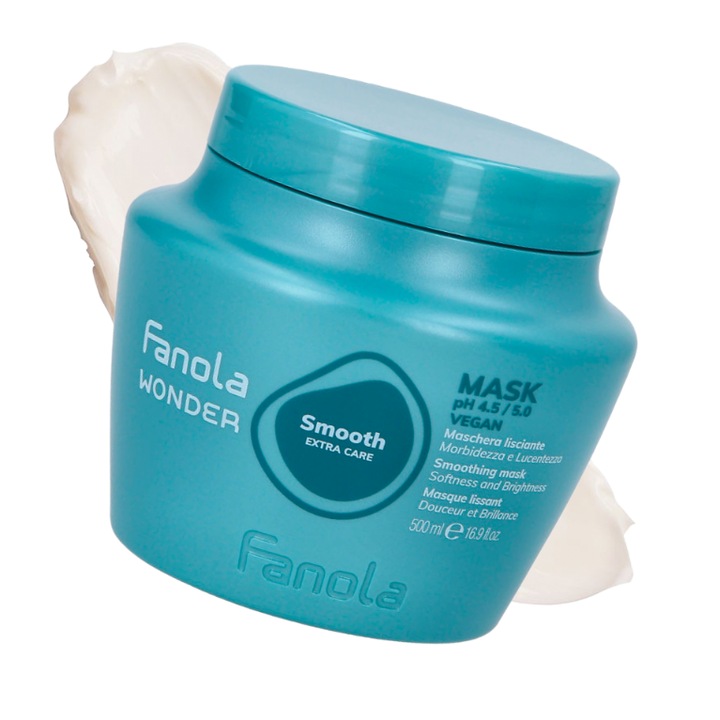 Masca par Fanola Wonder Smooth, netezitoare, hidratanta, 500ml