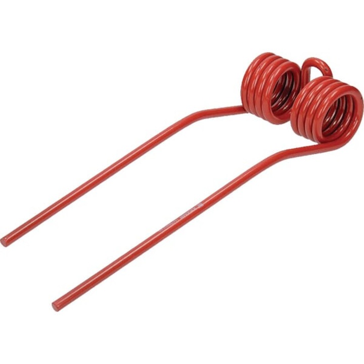 Gereblye, KRAMP, bal, 400x120mm, piros