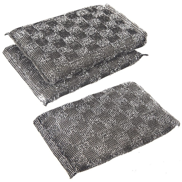 Set de 3 bureti de bucatarie, Orion, poliuretan, 12x8x1cm, multicolor