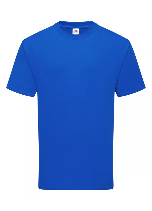 Férfi póló, Fruit of the Loom, tiszta pamut, sötétkék