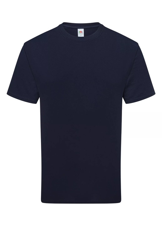 Férfi póló, Fruit of the Loom, tiszta pamut, sötétkék, 2XL INTL