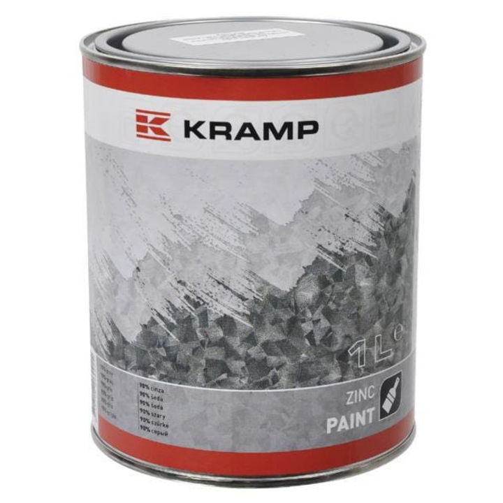 Kramp cinkfesték, 1L, szürke, műgyanta alapú