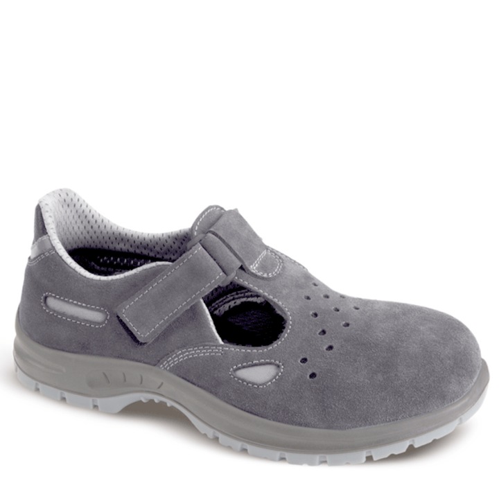 Sandale de siguranta Demar, NEO L, antiderapante, rezistente la ulei, negru, piele, 39