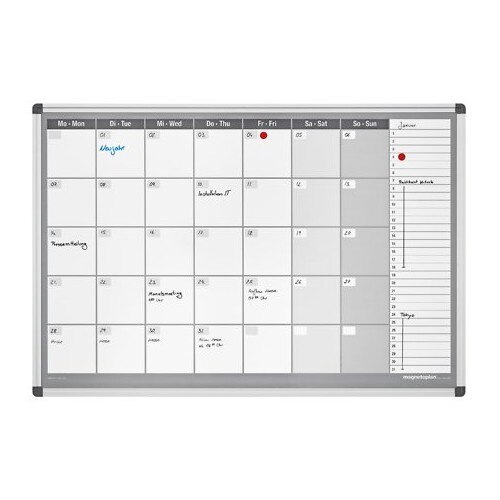 Planner Magnetoplan lunar CC, 920 x 625 mm