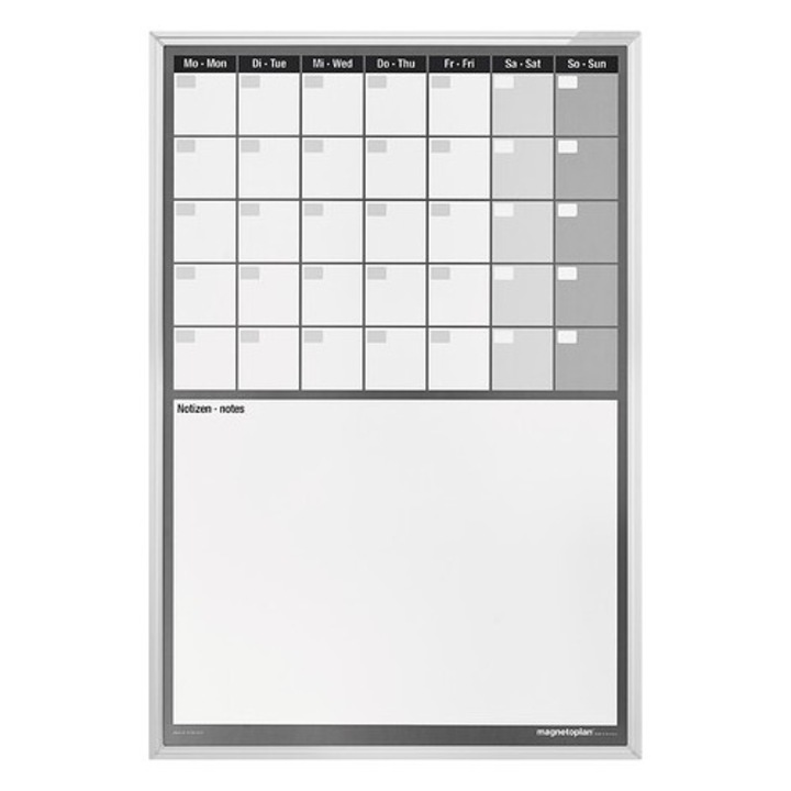 Magnetoplan CC havi tervező, 625 x 920 mm