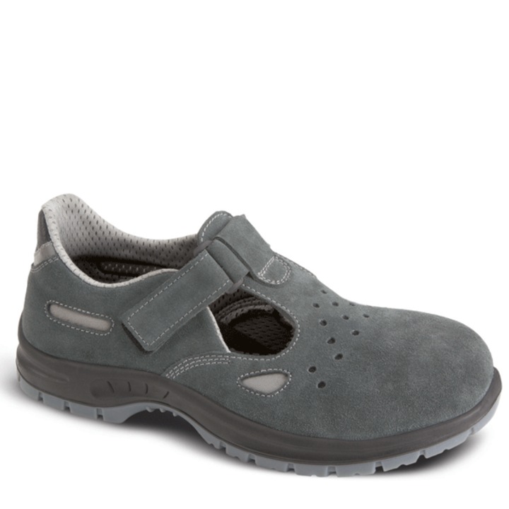 Sandale de siguranta Demar, NEO L OB FO E SRC, culoare gri, material sintetic, 38