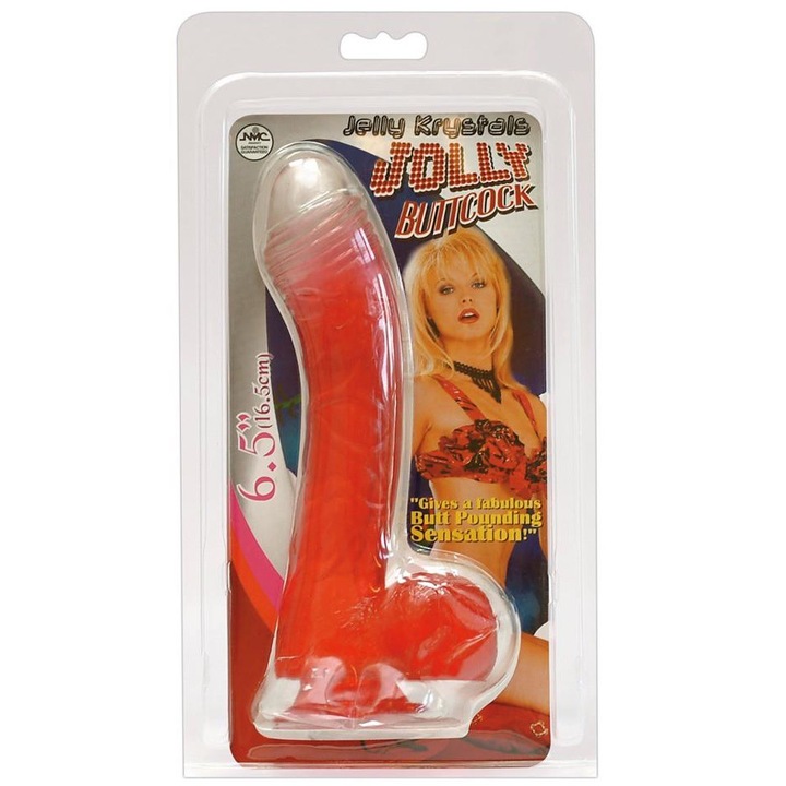 Дилдо Orion, Jolly, Еластичен, PVC, С вакуумна основа