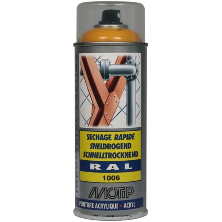 Akril spray festék, Motip, RAL 1006 400 ml 07075