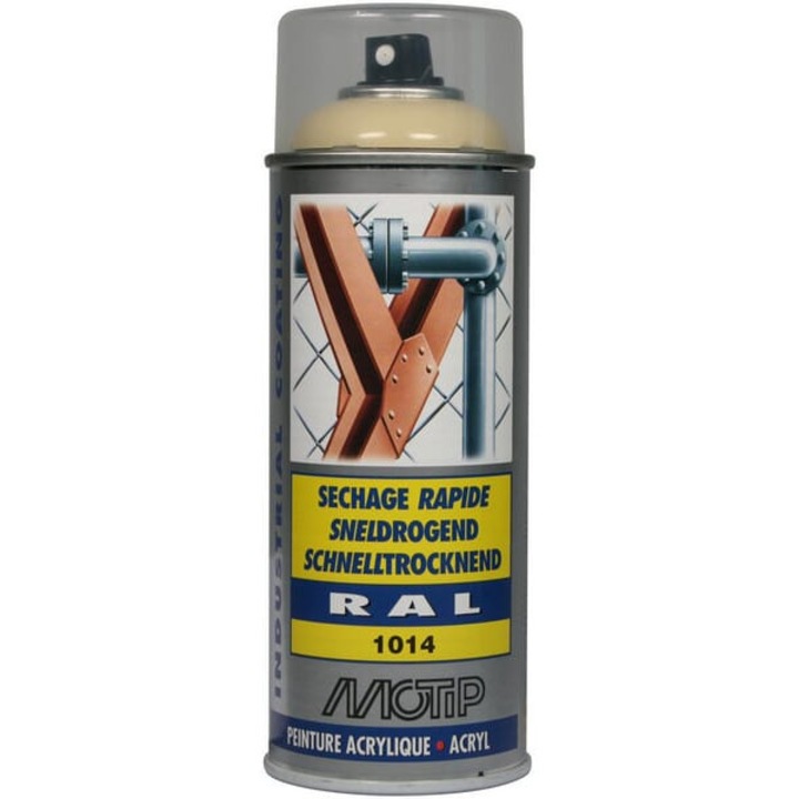 MOTIP akril spray festék RAL 1014, fehér, 400 ml
