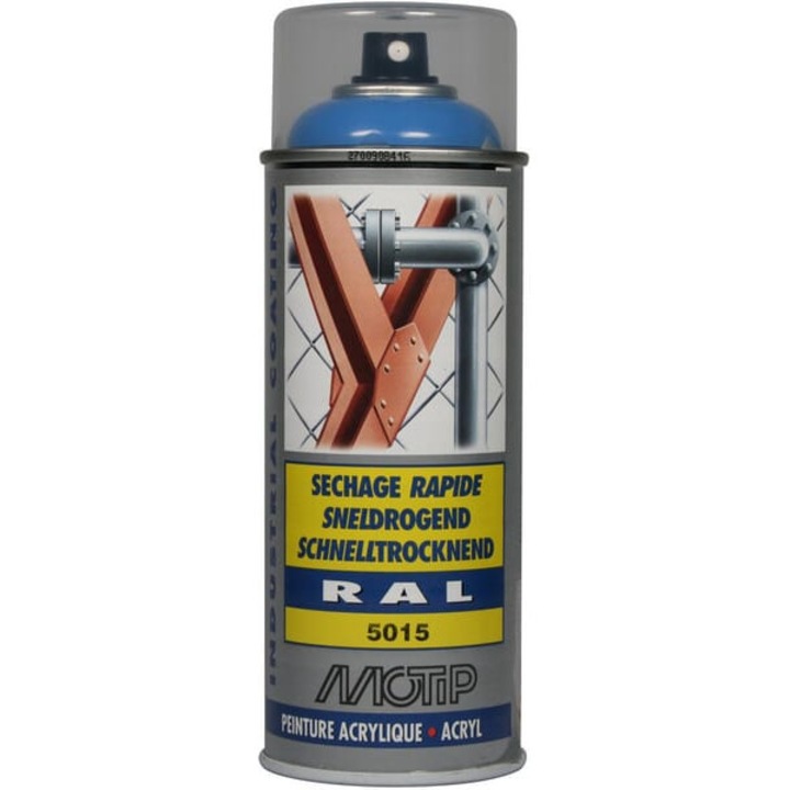 MOTIP autóspray festék, RAL 5015, 400ml, kék, fényes