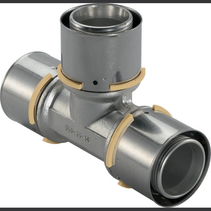 Uponor S-Press T-idom 40-40-40, ezüst