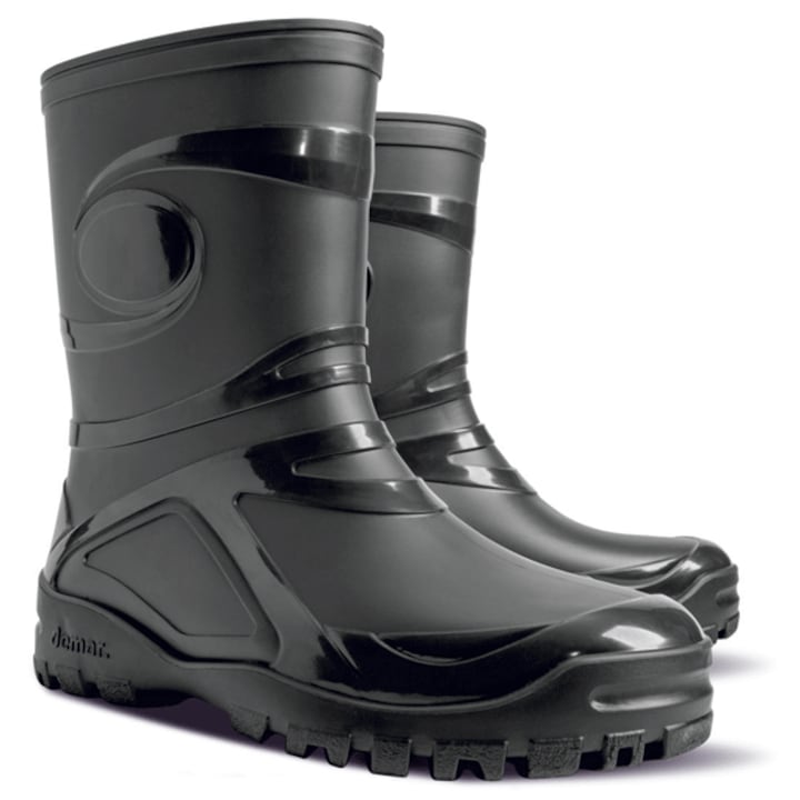 Cizme dama Demar Wellington 2, antiderapante, impermeabile, negre, 38 EU