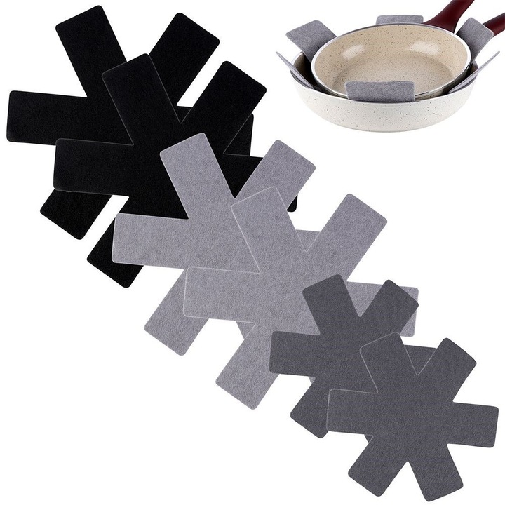 Separatoare de protectie pentru tavi, 6 buc., 38, 35, 26 cm