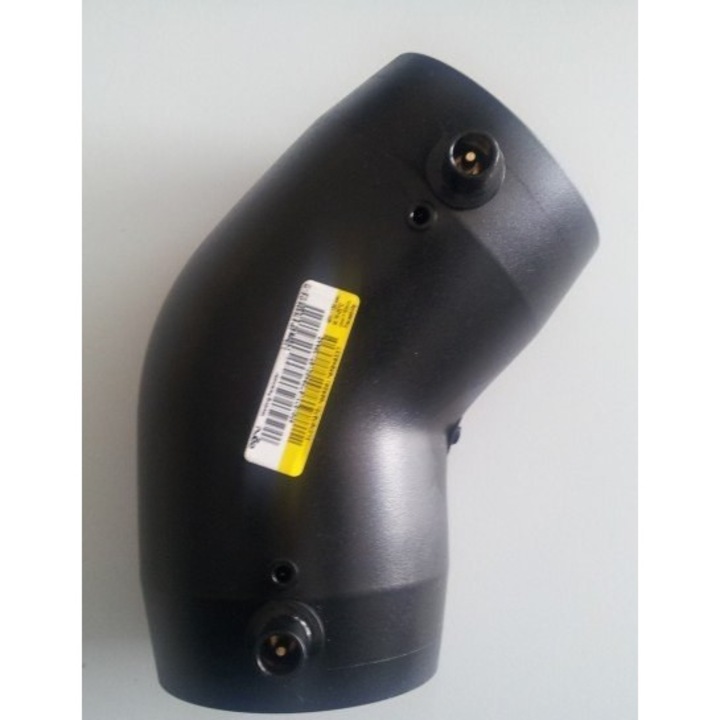 Fitinguri electrooporowe AGRU, Kolano 45°, 160 SDR7.4 SDR11 SDR13.6 SDR17, apa-gaz