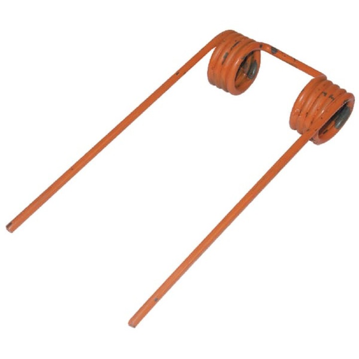 Rugós fog forgóborona traktorhoz, KRAMP, 216x102mm, 5,5mm, narancssárga