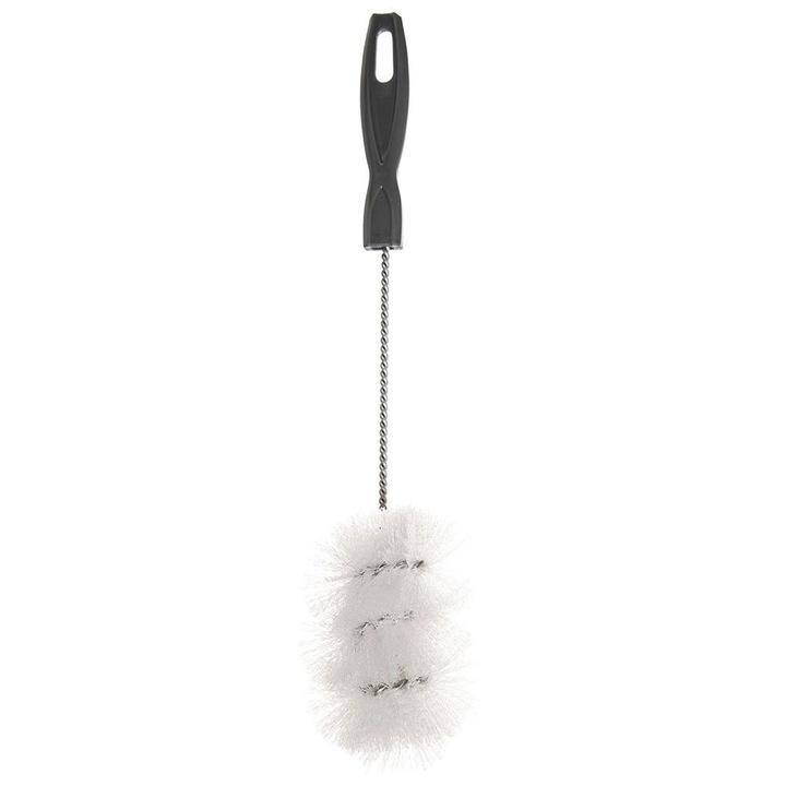 Üvegtisztító kefe, 32 cm, sötétszürke, fehér