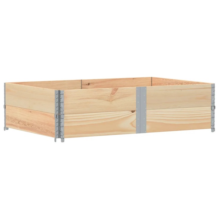 Extensii pentru paleti, 2 buc., 150x100 cm, lemn de pin vidaXL