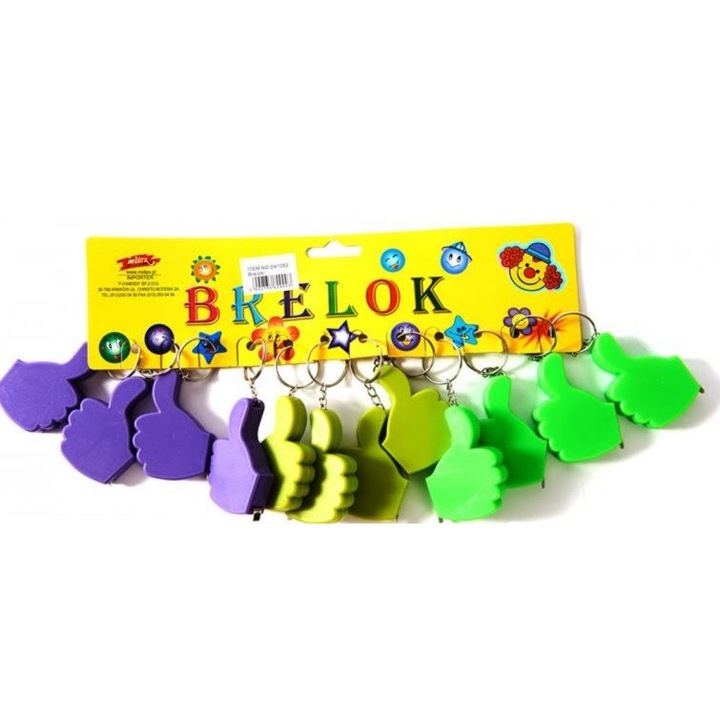 Set 12 brelocuri Midex, multicolor