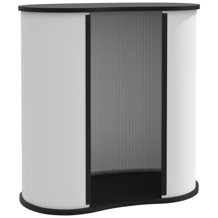 Tejghea pliabila pentru piata, 90x48x93 cm, material pe baza de lemn vidaXL