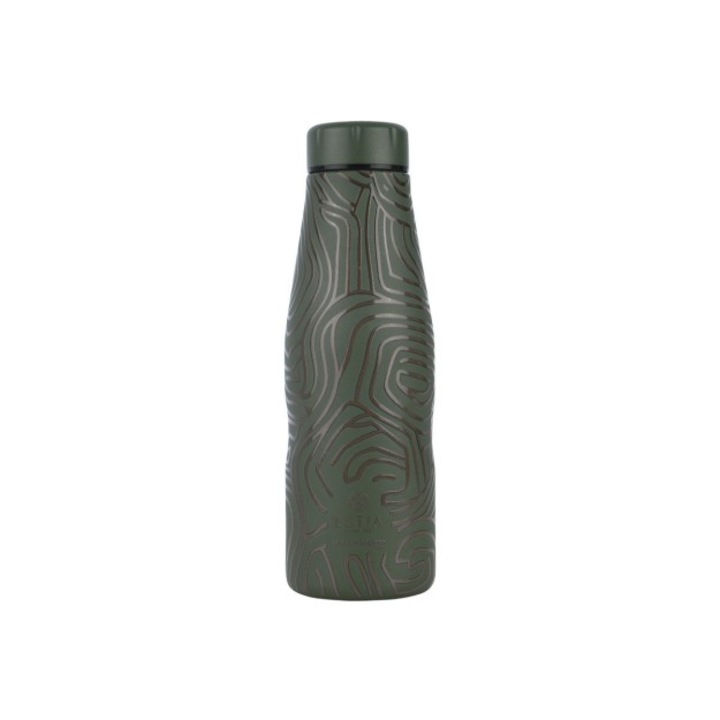 Termosuri Estia Home Art, Travel Flask, 500ml, design unic, culoare maslinie