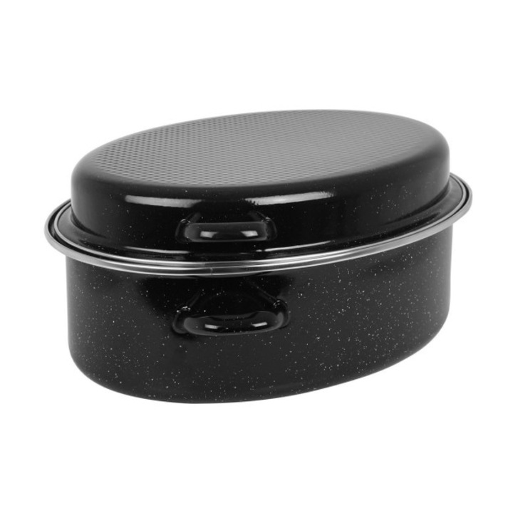 Tava de copt Estia Home Art, Email Premium, 11.2l, 43x32x18cm