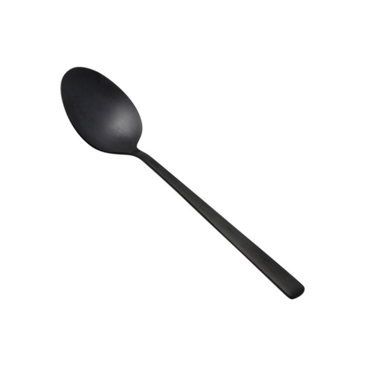 Set tacamuri Estia Home Art Prestige, inox 18/0, negru mat, 2 piese