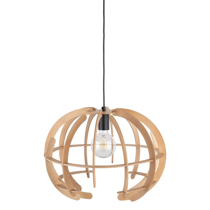 Lampa suspendata Venus din lemn 1 m