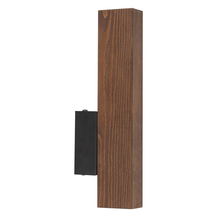 TK-Lighting TEO стенна лампа, LED, дърво, 30x15 см