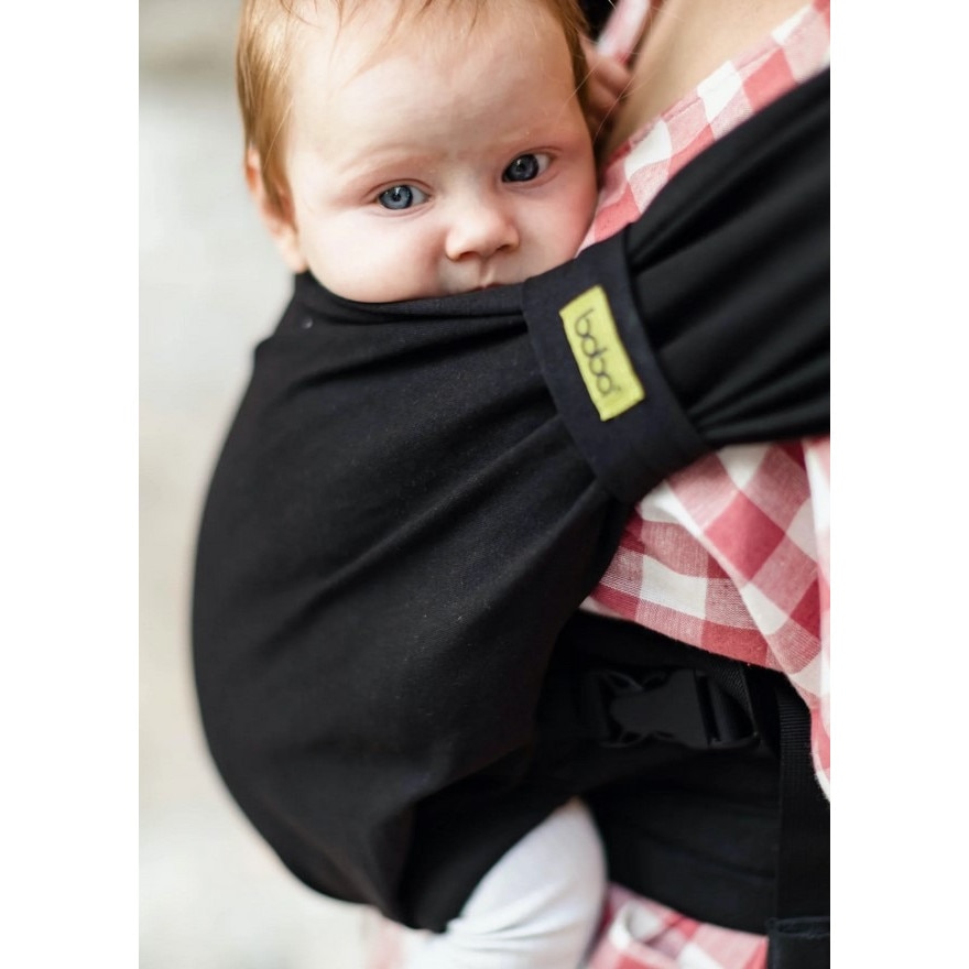 Marsupiu Boba Bliss hibrid elastic negru 16kg