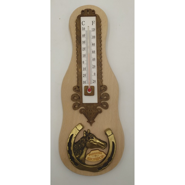 Accesorii chitara, Expo, deska gitarowa podkowa cu termometru, 26x10,5cm