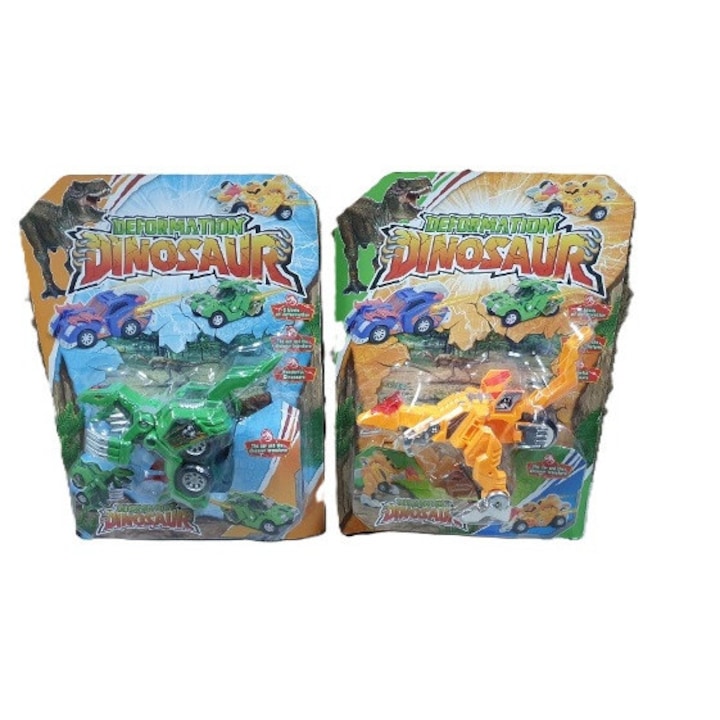 Figurina DINOZAUR TRANSFORMERS, Midex, set, multicolor