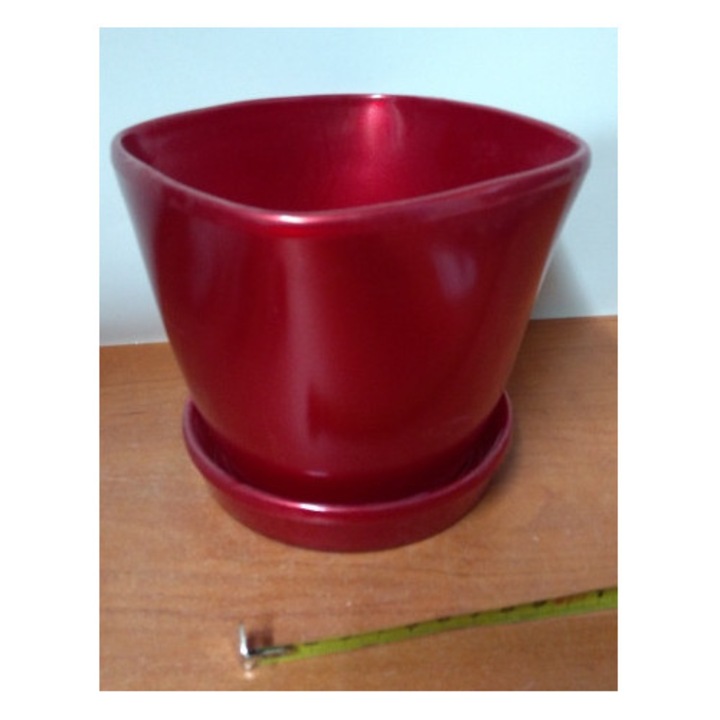 Ghiveci POLPLAST DONICZKA 13, suport, culoare multicolor, dimensiune 13cm